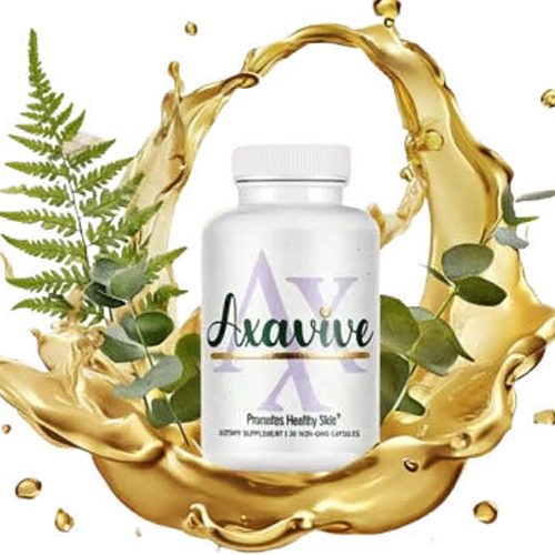 Axavive skin support supplement bottle